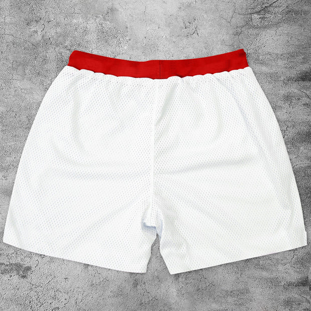 Trendy Personalized Print Sports Mesh Shorts