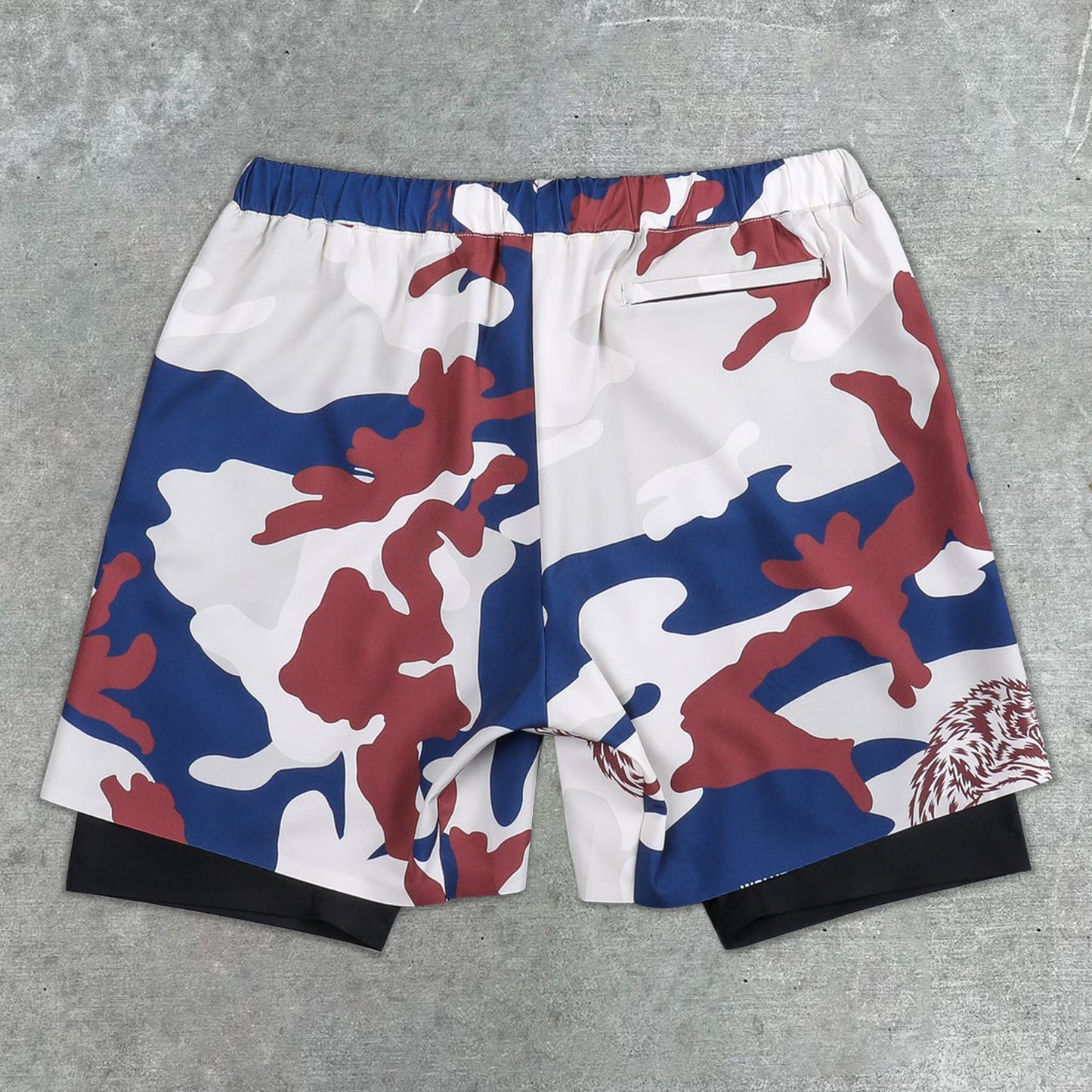 Fashion Camouflage Fitness Swimming Sports Quick Dry Shorts