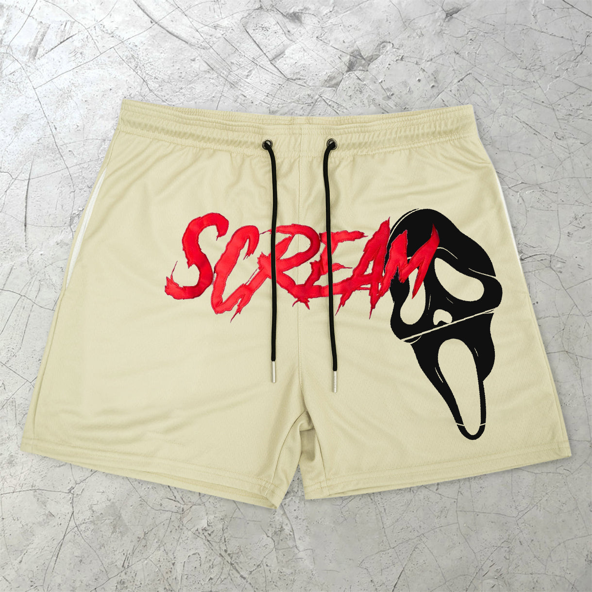 Scream Retro Casual Sports Shorts